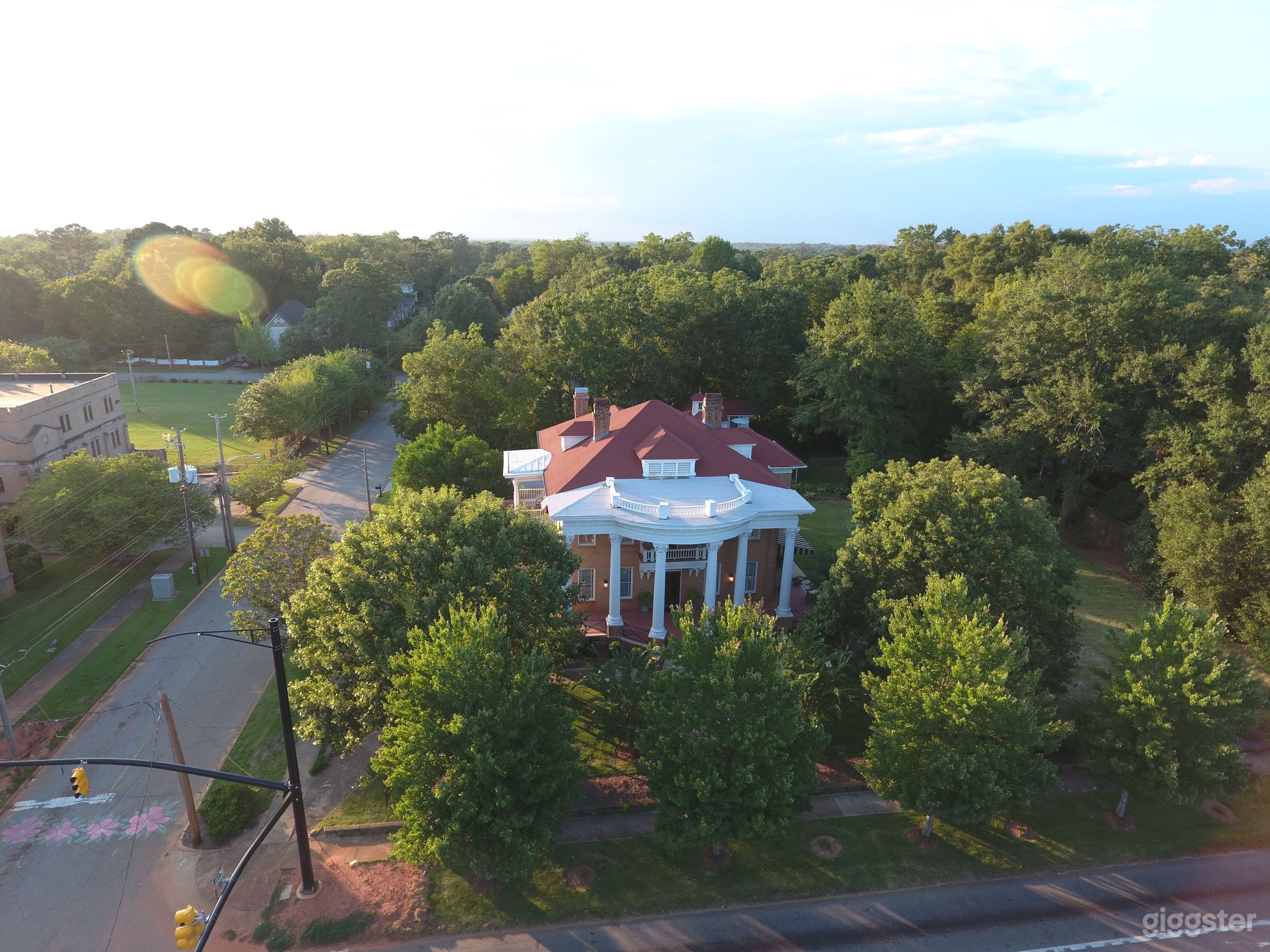 Aerial photo of the property