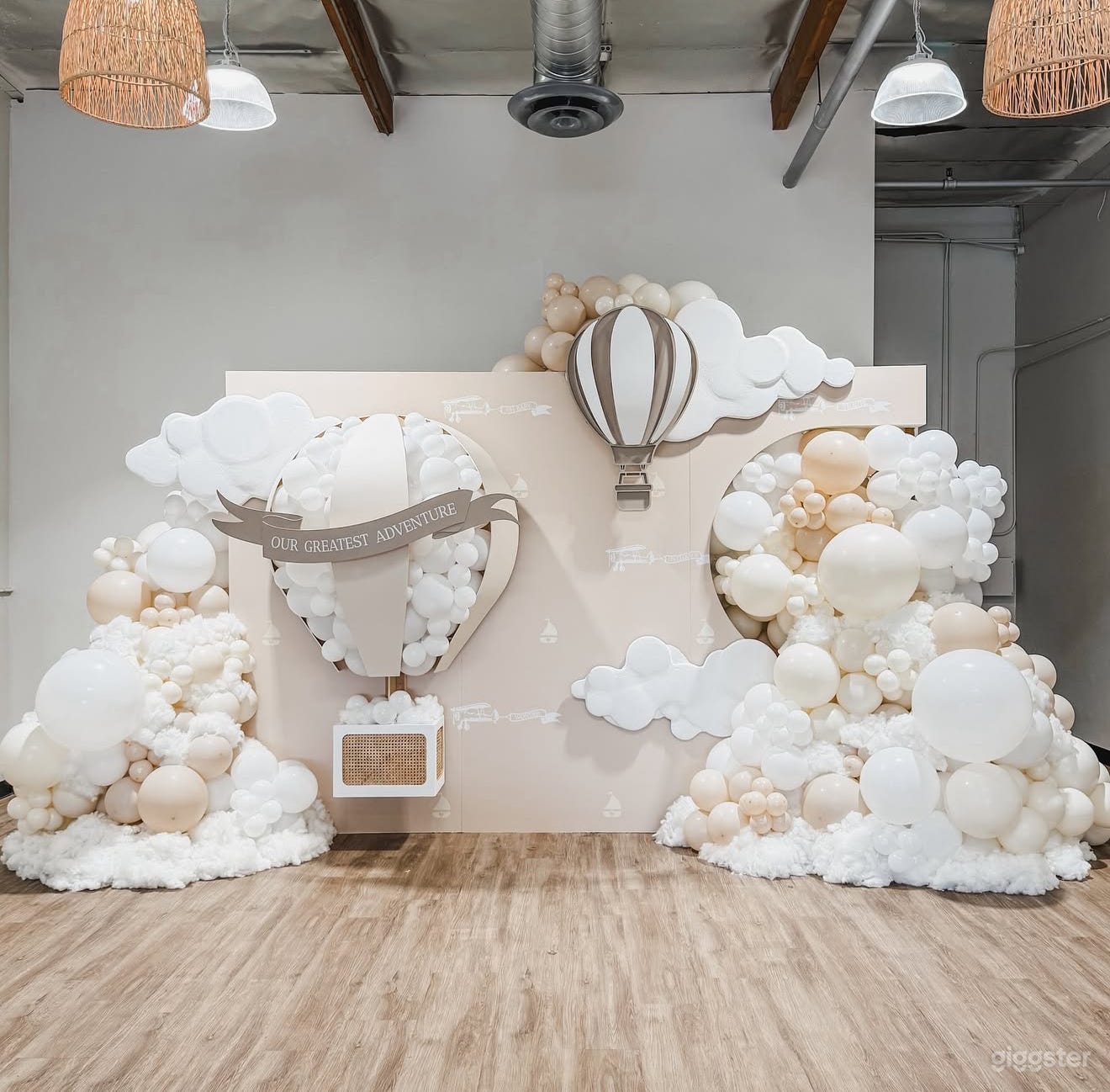 Orange Circle Modern Industrial Venue Space Photo 1