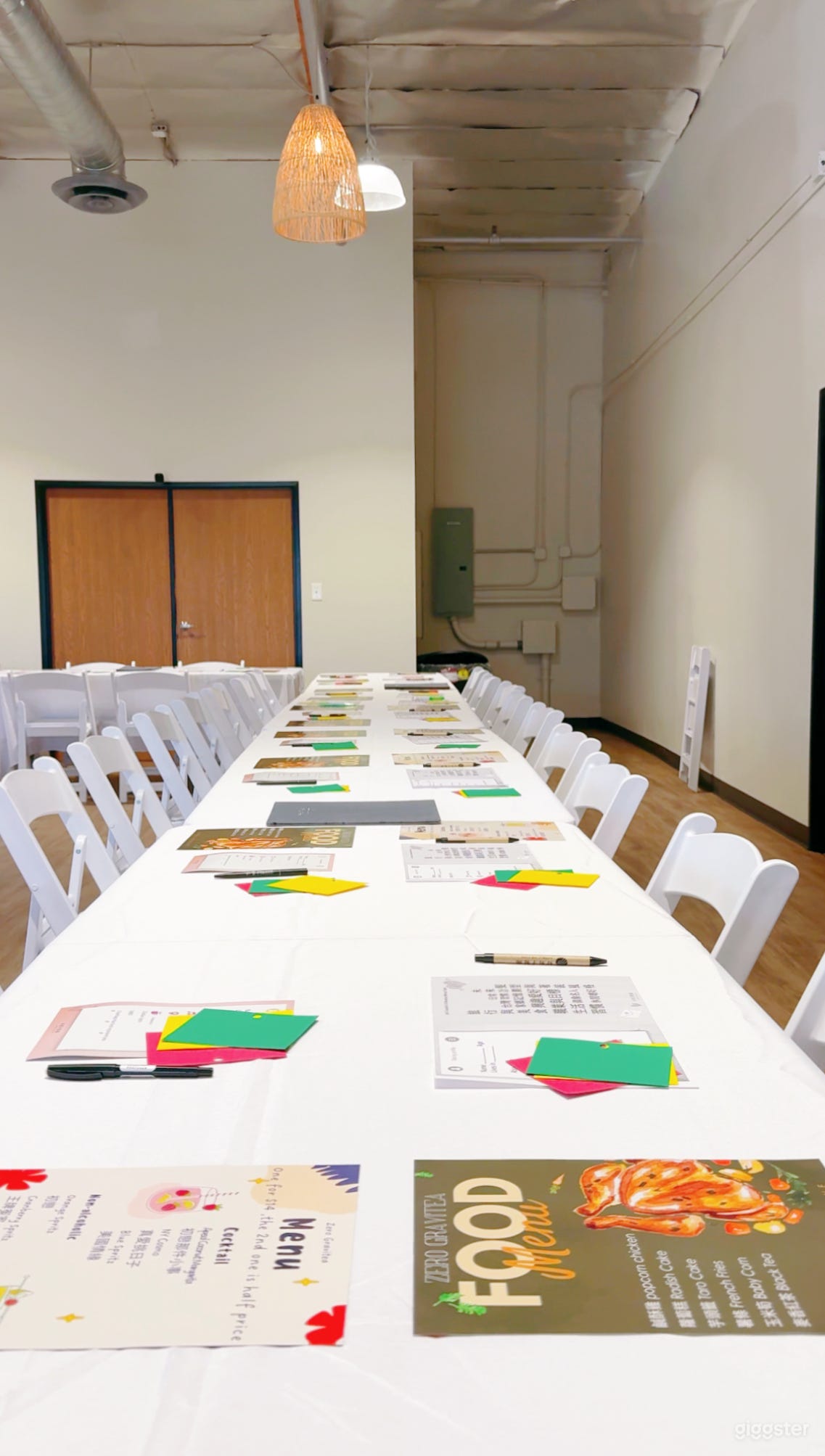 Orange Circle Modern Industrial Venue Space Photo 4