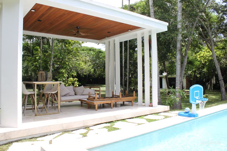  Tropical Estate w/ Lush Landscape, Pool, & Cabana 