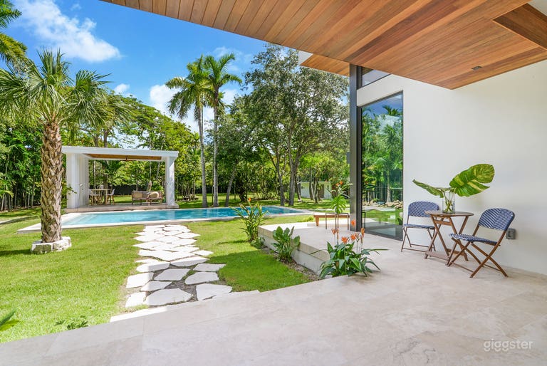  Tropical Estate w/ Lush Landscape, Pool, & Cabana 