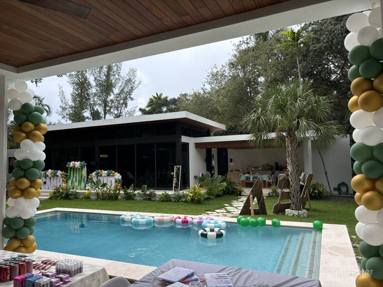  Tropical Estate w/ Lush Landscape, Pool, & Cabana 