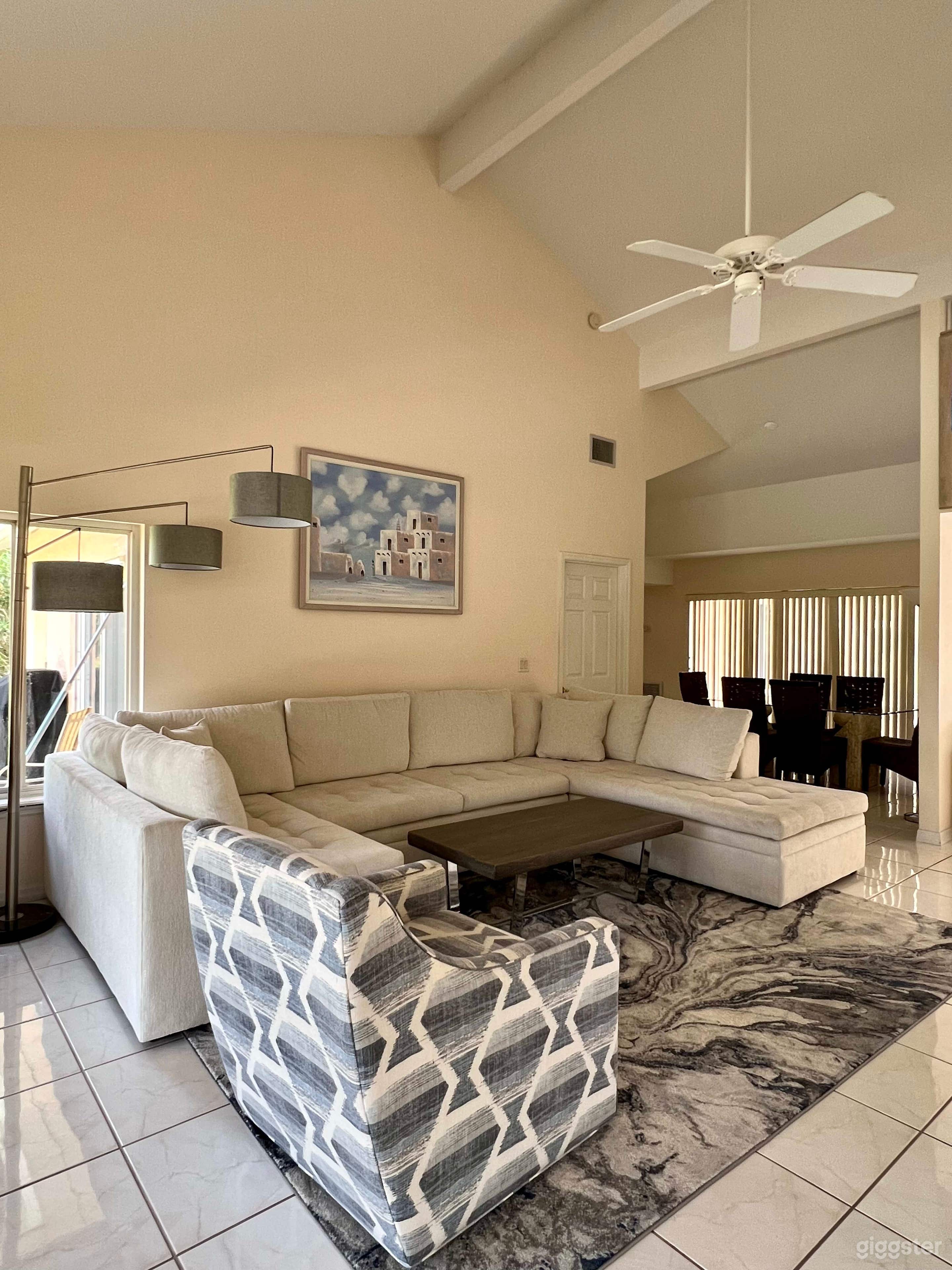 Bright, Neutral Open-Concept Living Photo 3