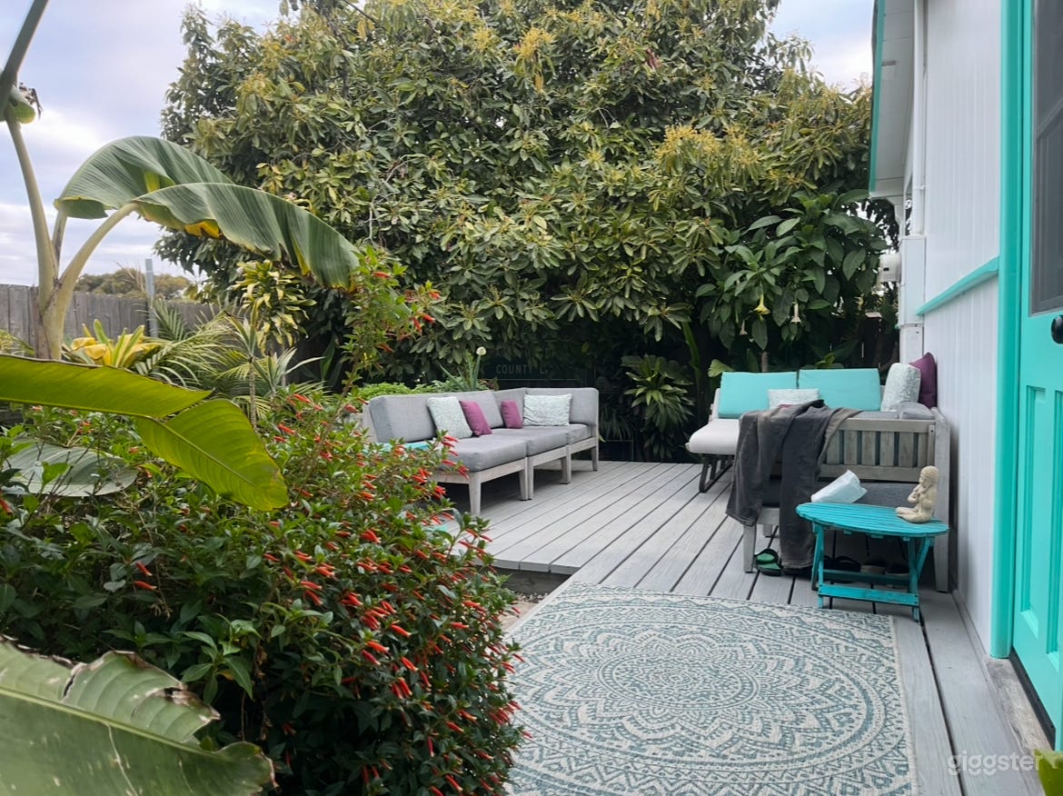 Lush tropical garden and banana farm Photo 4