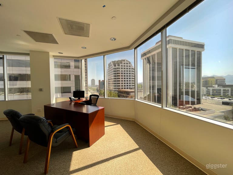  Modern downtown office building. 