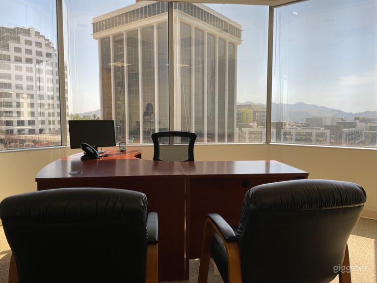  Modern downtown office building. 