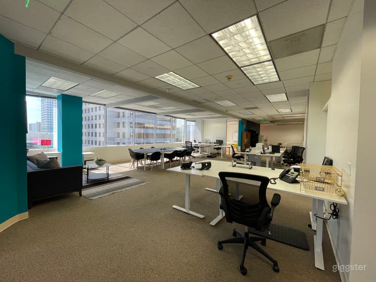  Modern downtown office building. 