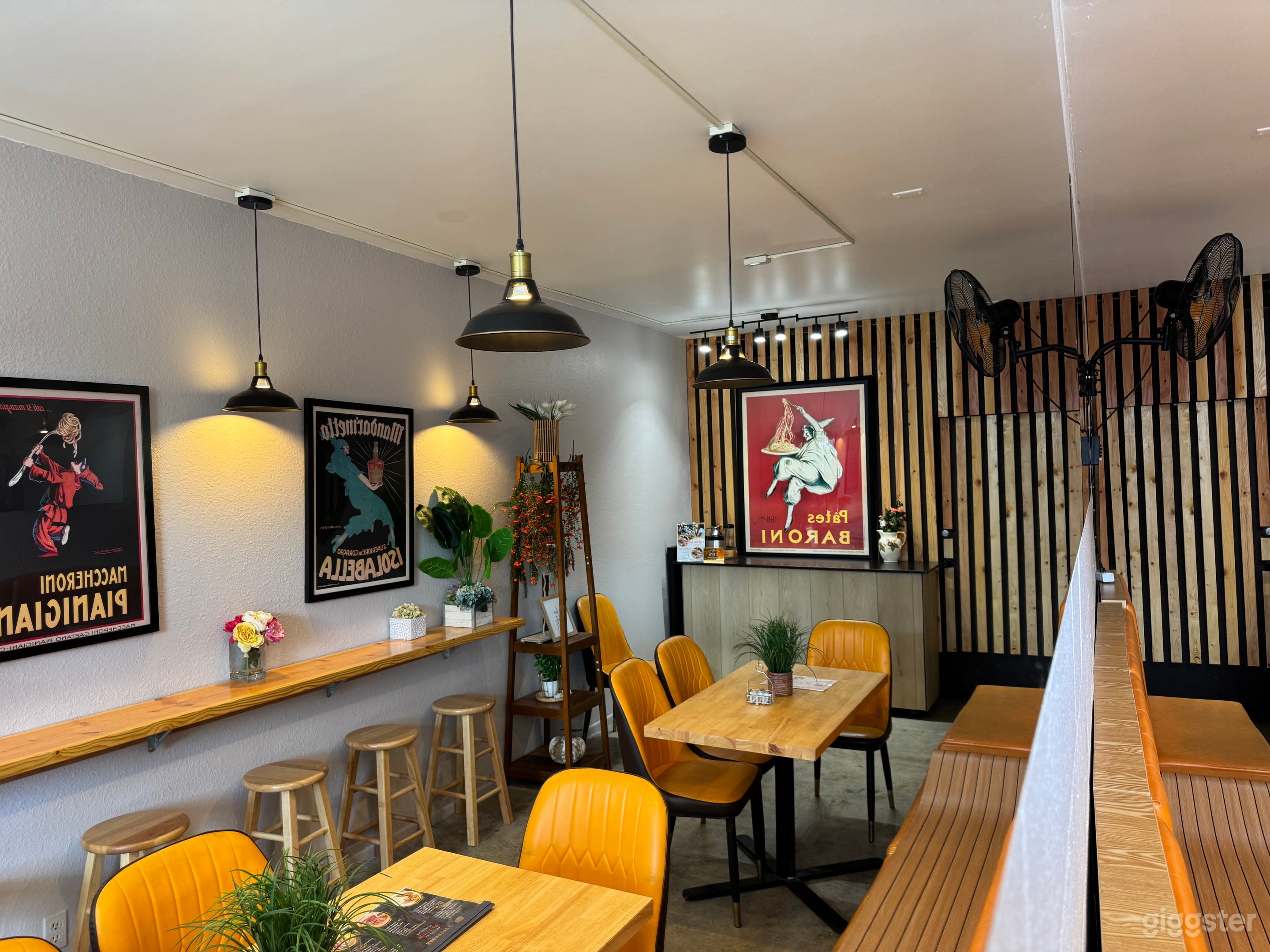 View through wall mirror