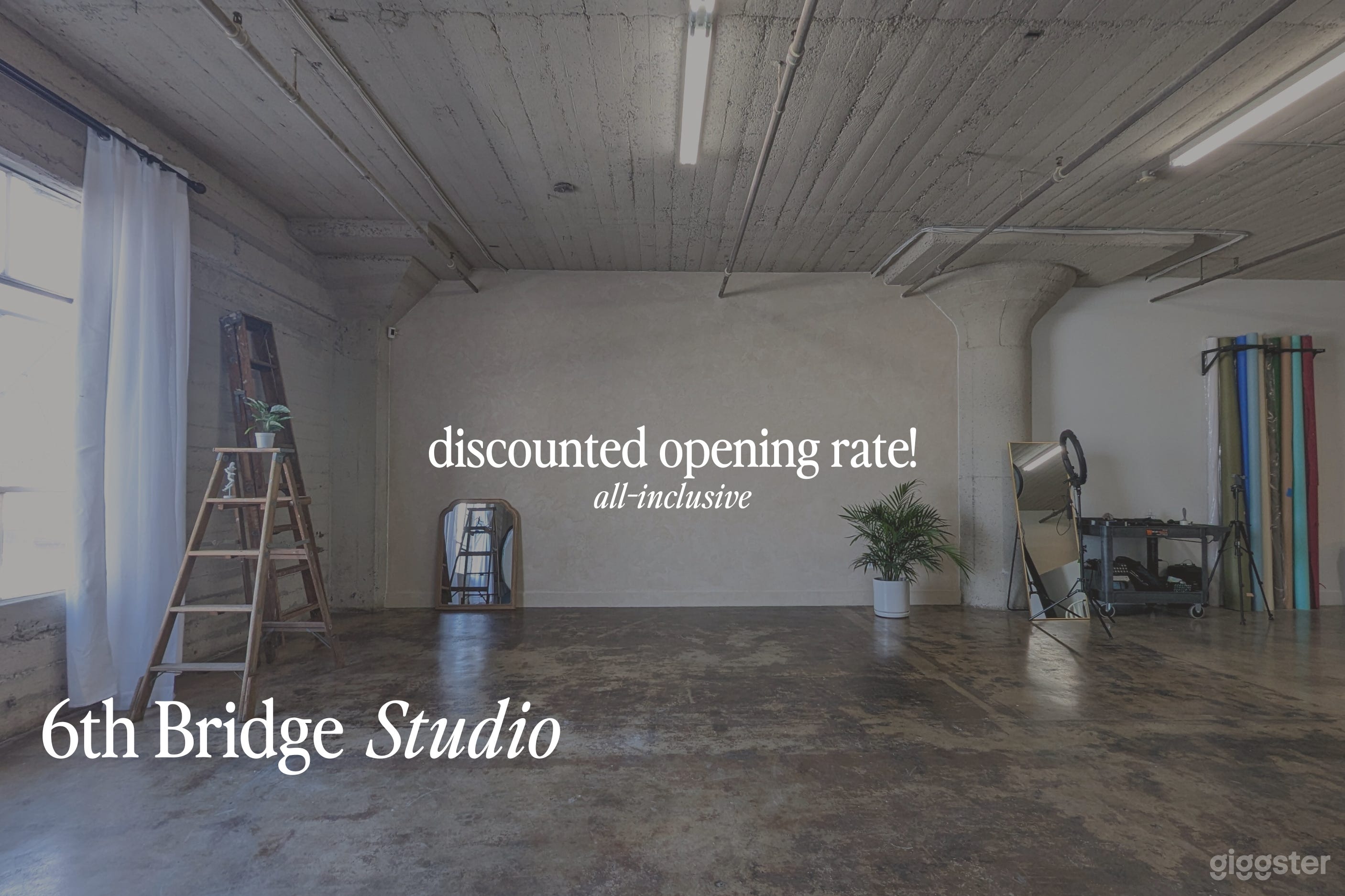 Spacious Art Studio w 6th Bridge Viaduct View Photo 1