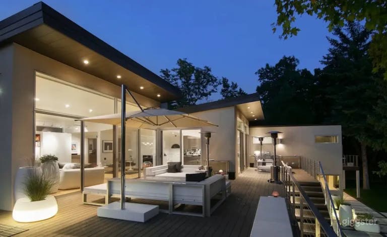  Modern Mountain Creekside Home 