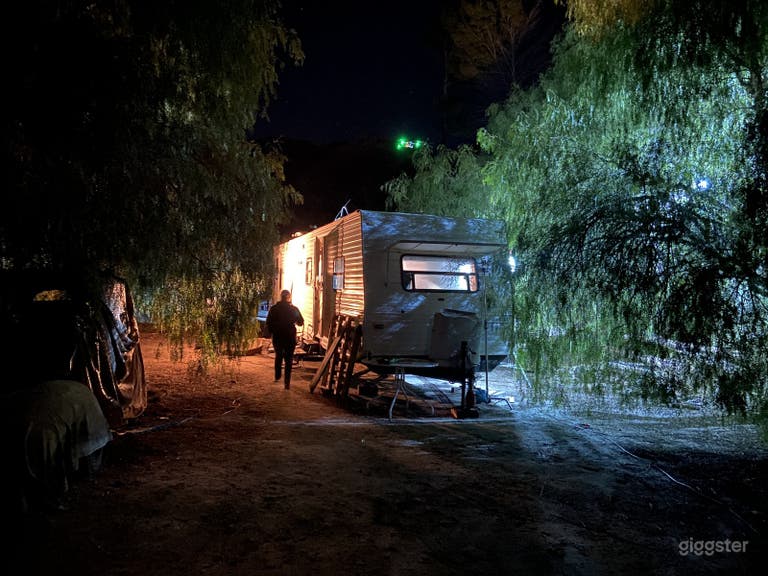  Trailer in the canyon camp area 