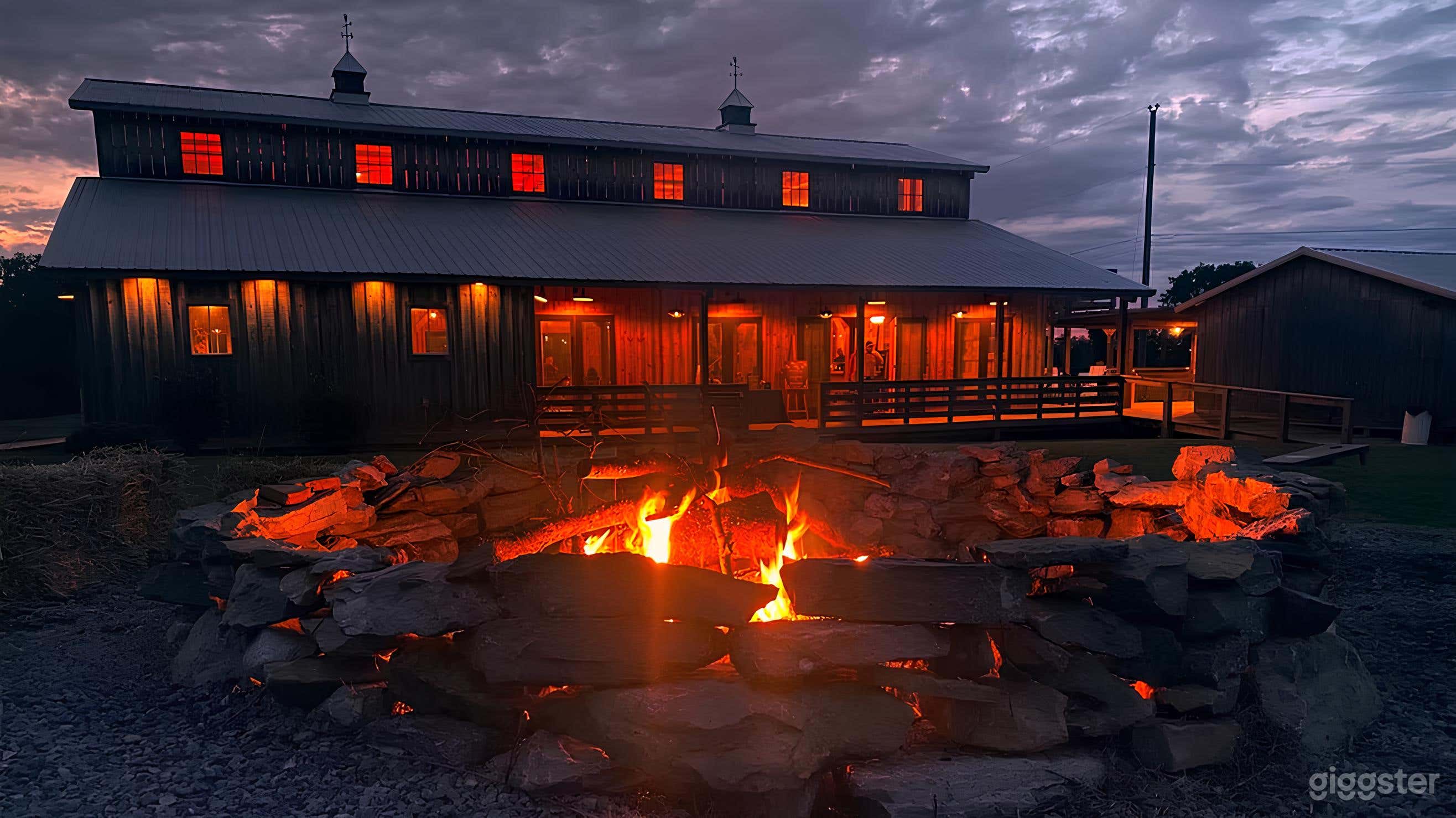 Production-Ready Timber Barn at Kenny Rogers Estate Photo 1