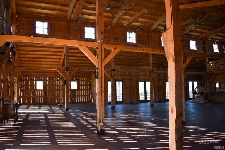  Production-Ready Timber Barn at Kenny Rogers Estate 