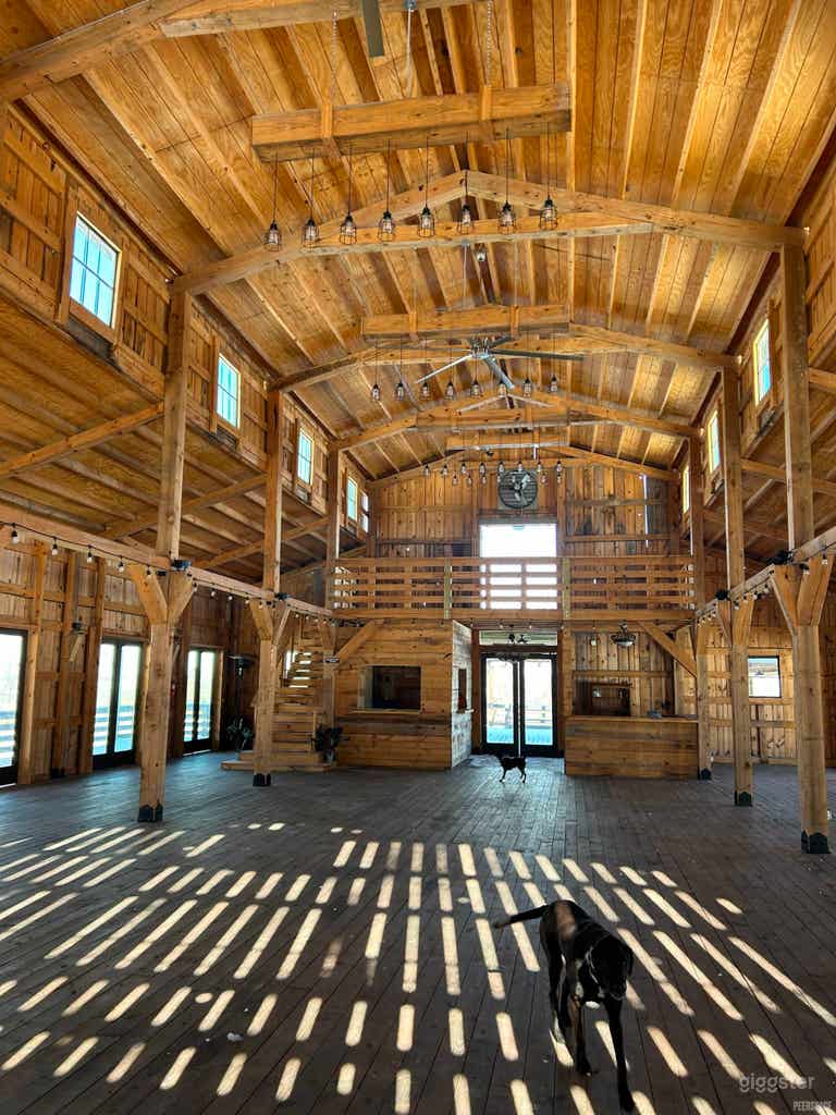  Production-Ready Timber Barn at Kenny Rogers Estate 