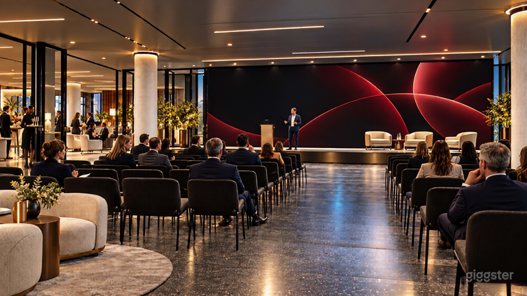  LED-Wand Veranstaltungsraum im Zentrum von Frankfurt 