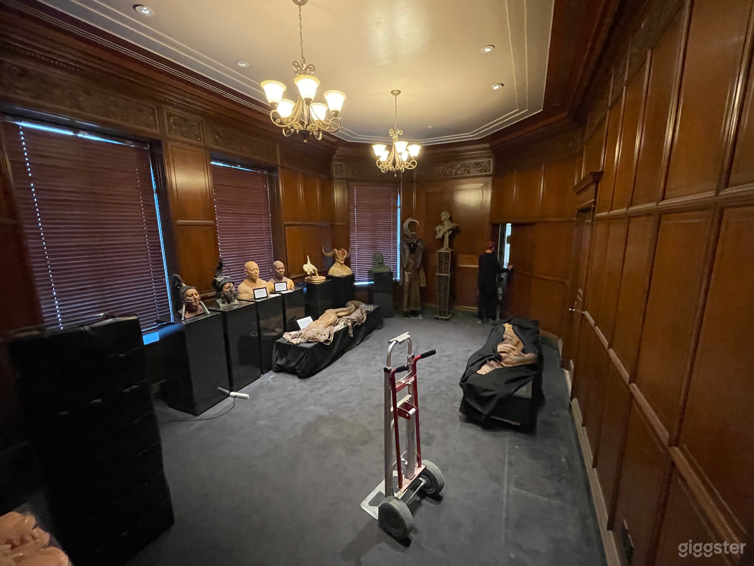 Inside our museum from doorway. 