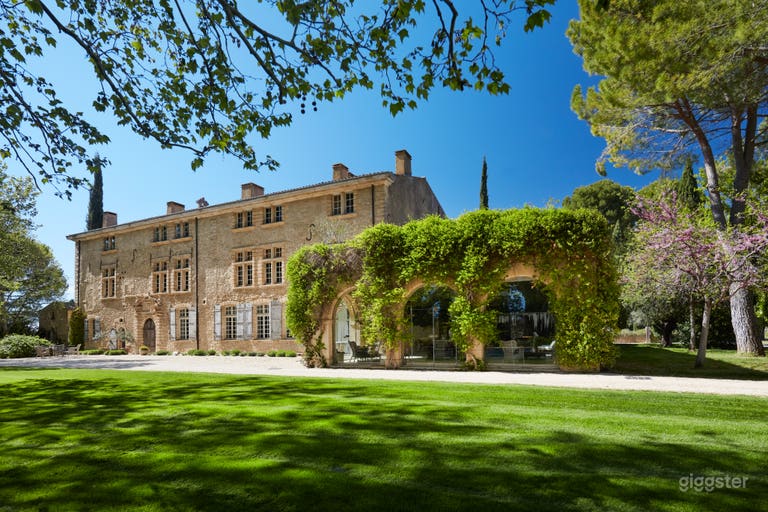  Château de Provence amidst the vineyards 