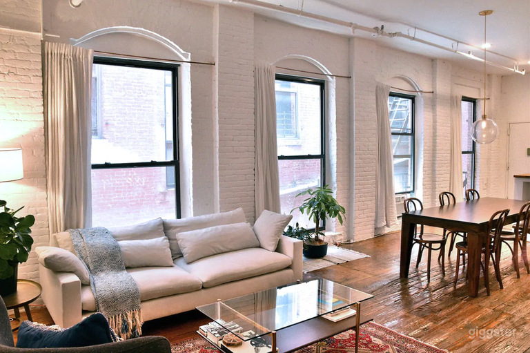  Stylish Red Hook Loft w/ Exposed Columns & Beams 