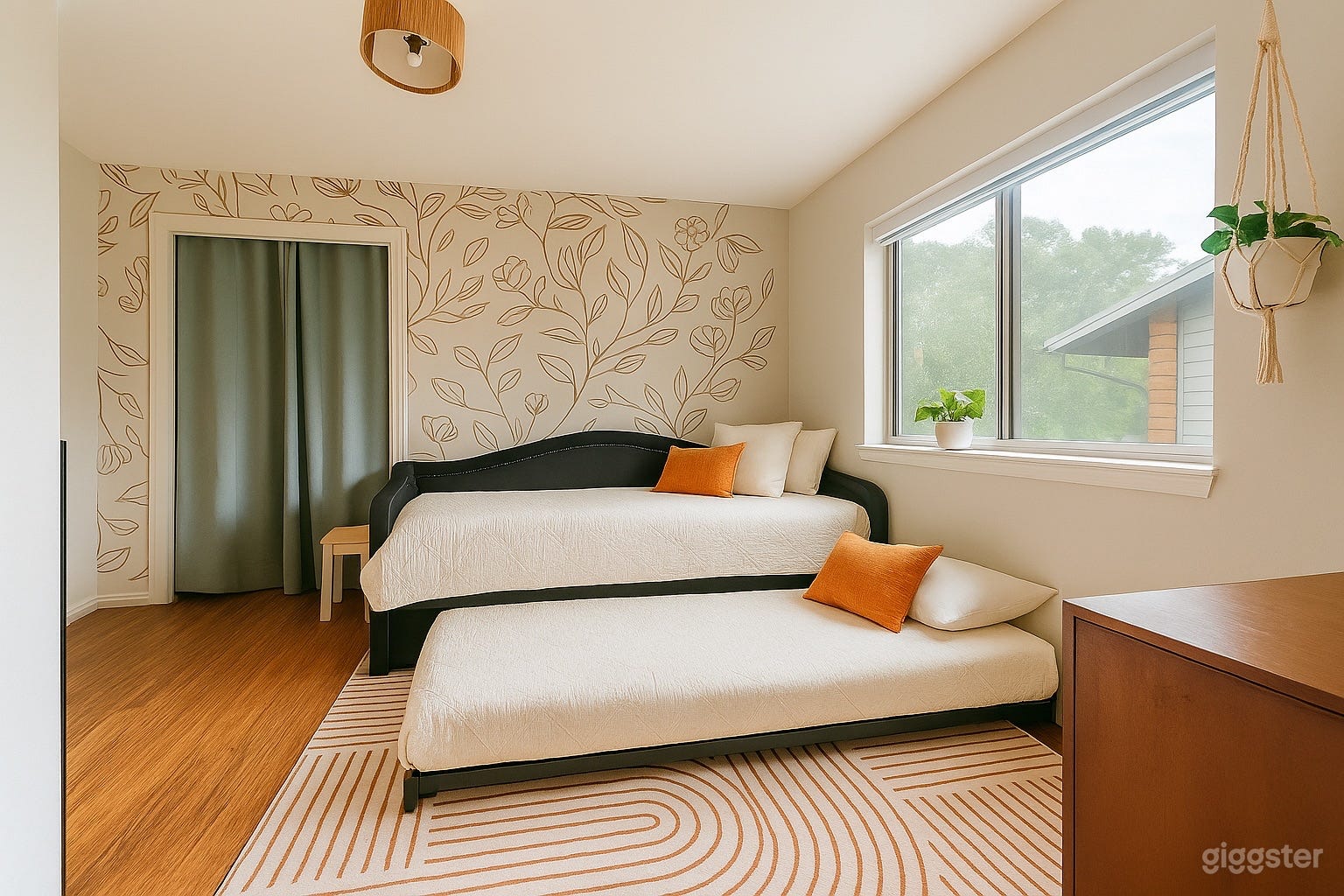 Chic Retro Home with Original 70s Stone Walls Photo 4