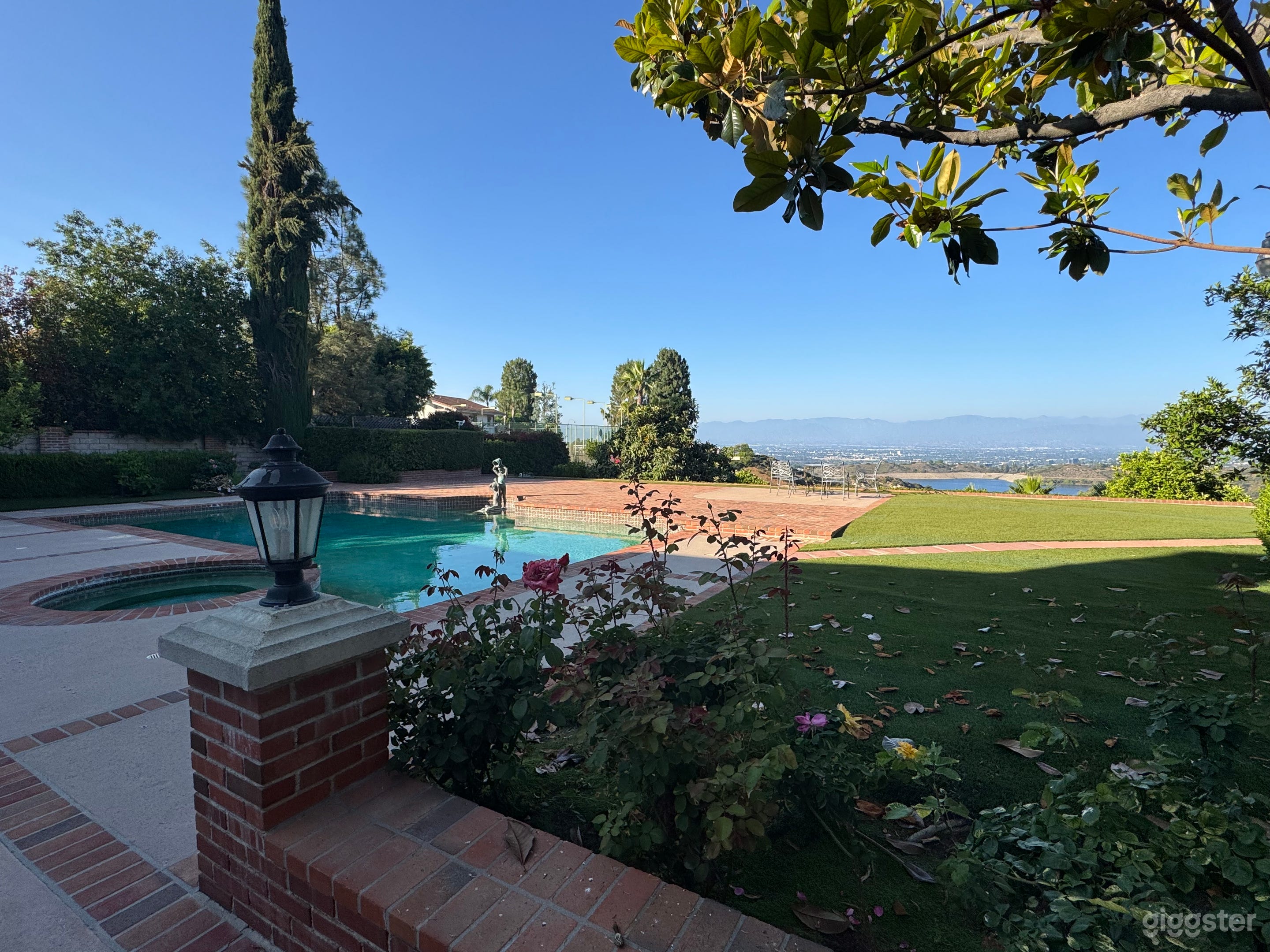 Private Outdoor Basketball Court with Lake Views Photo 4