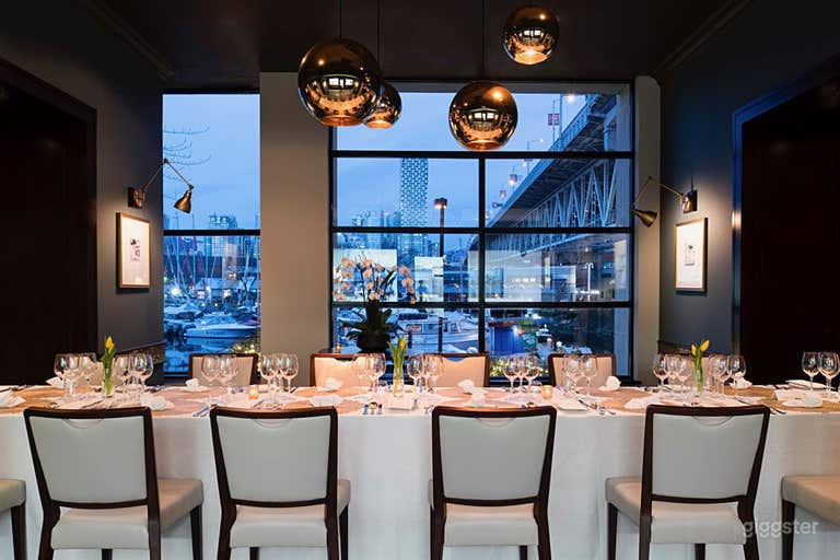  View of Bjarke Ingels&#x27; iconic Vancouver House, downtown, Granville Island, and water views 