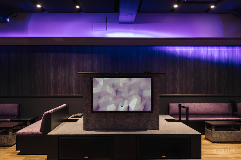  Vibrant Chic Lounge with Bar 