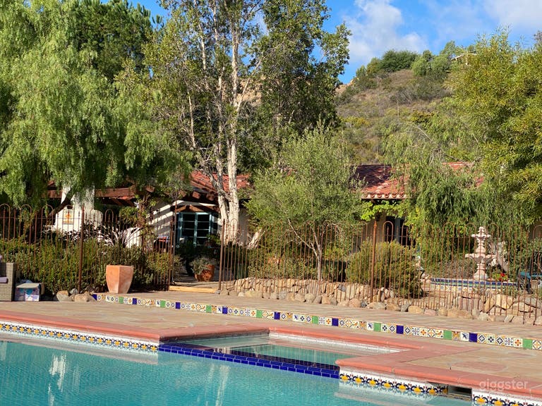  Spanish-Style Horse Ranch With Pool and View 