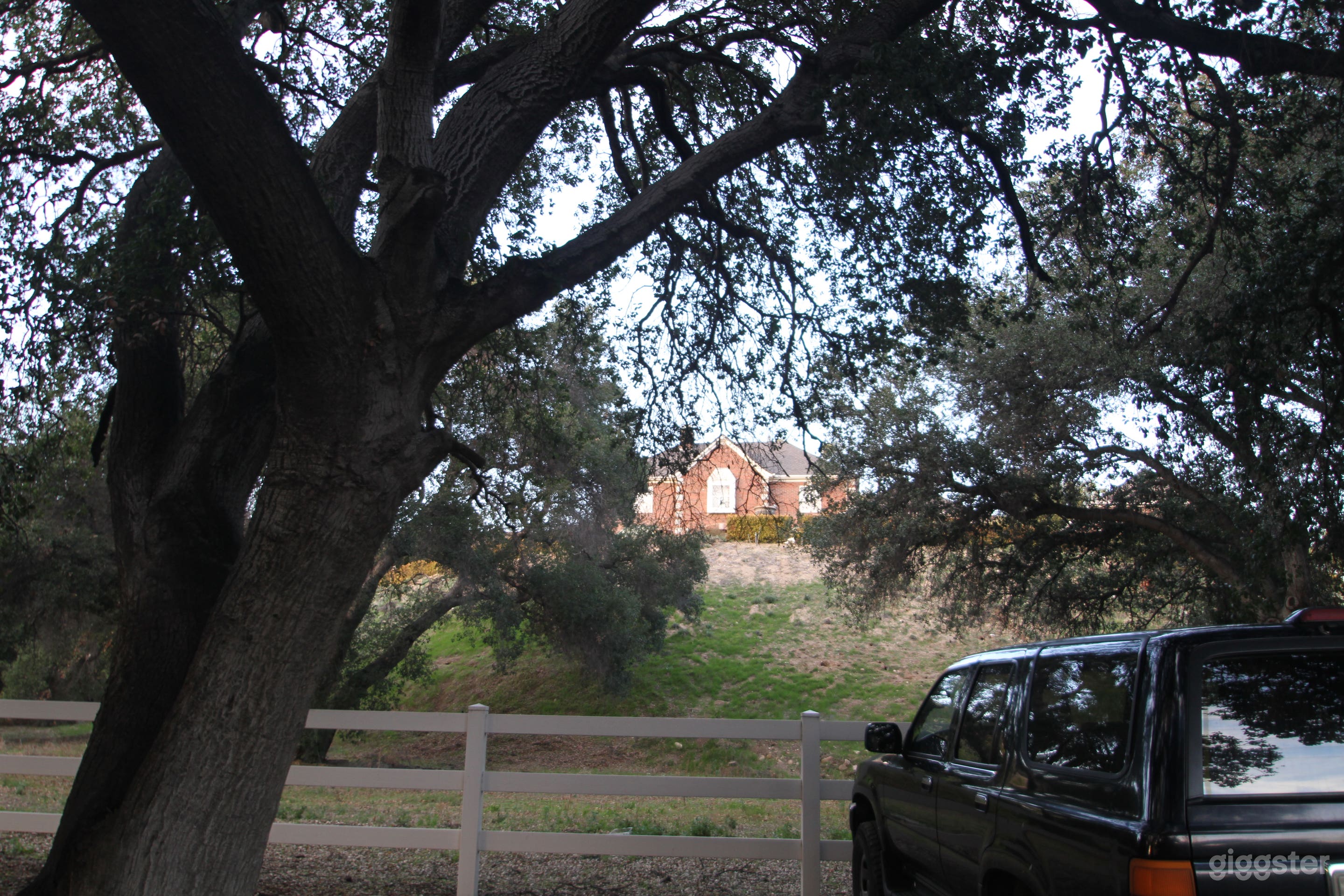 View from the South property fence.