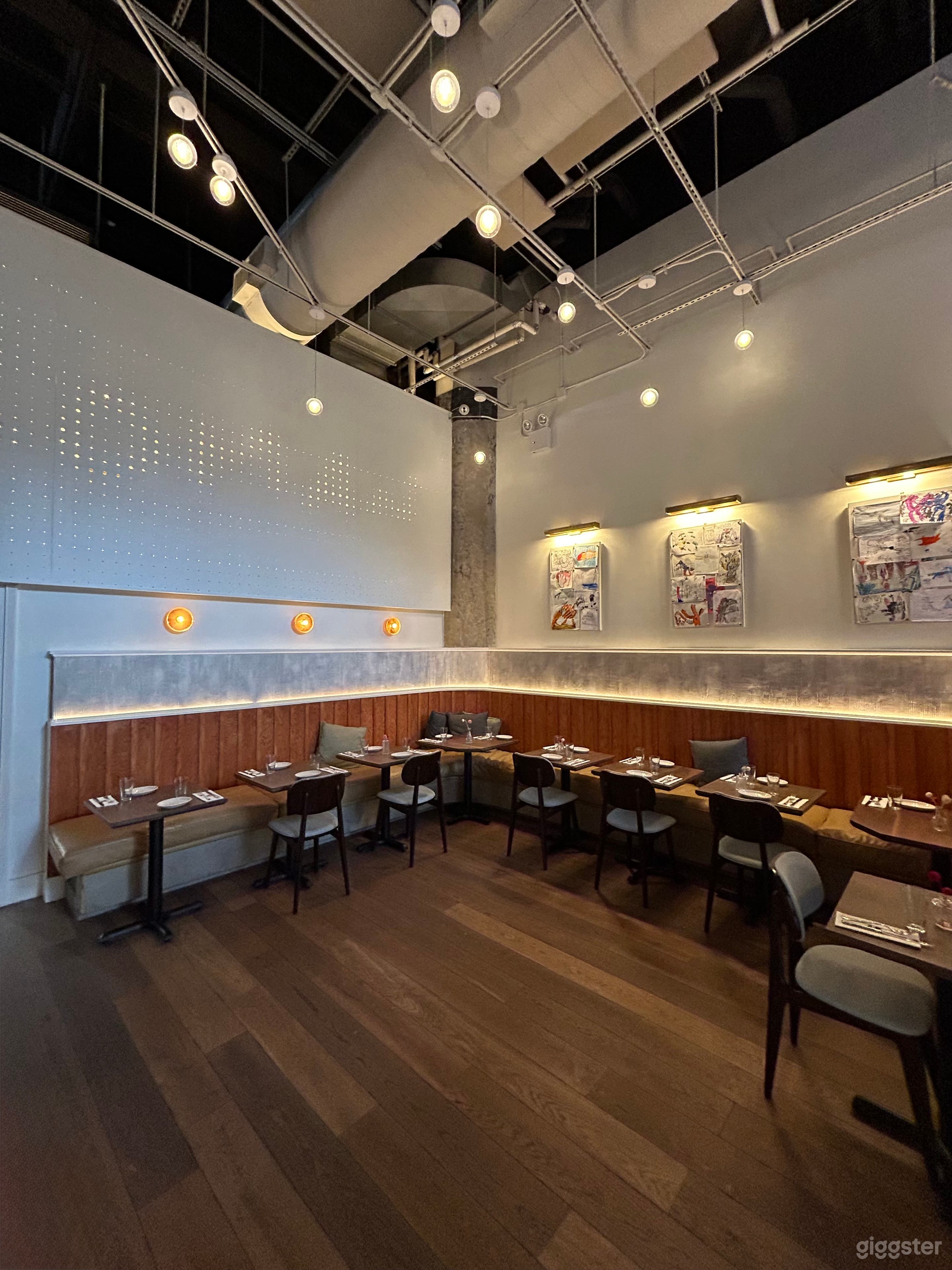 Charming Two-Story Restaurant with Arched Windows &amp; Art Wall Photo 3