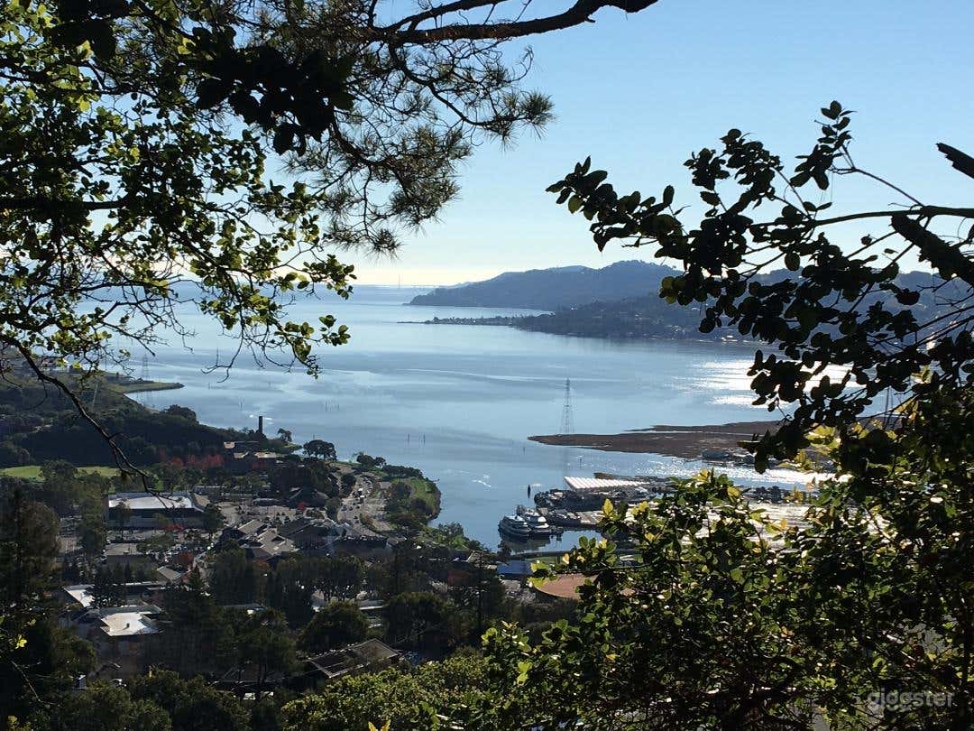View of bay from parking area