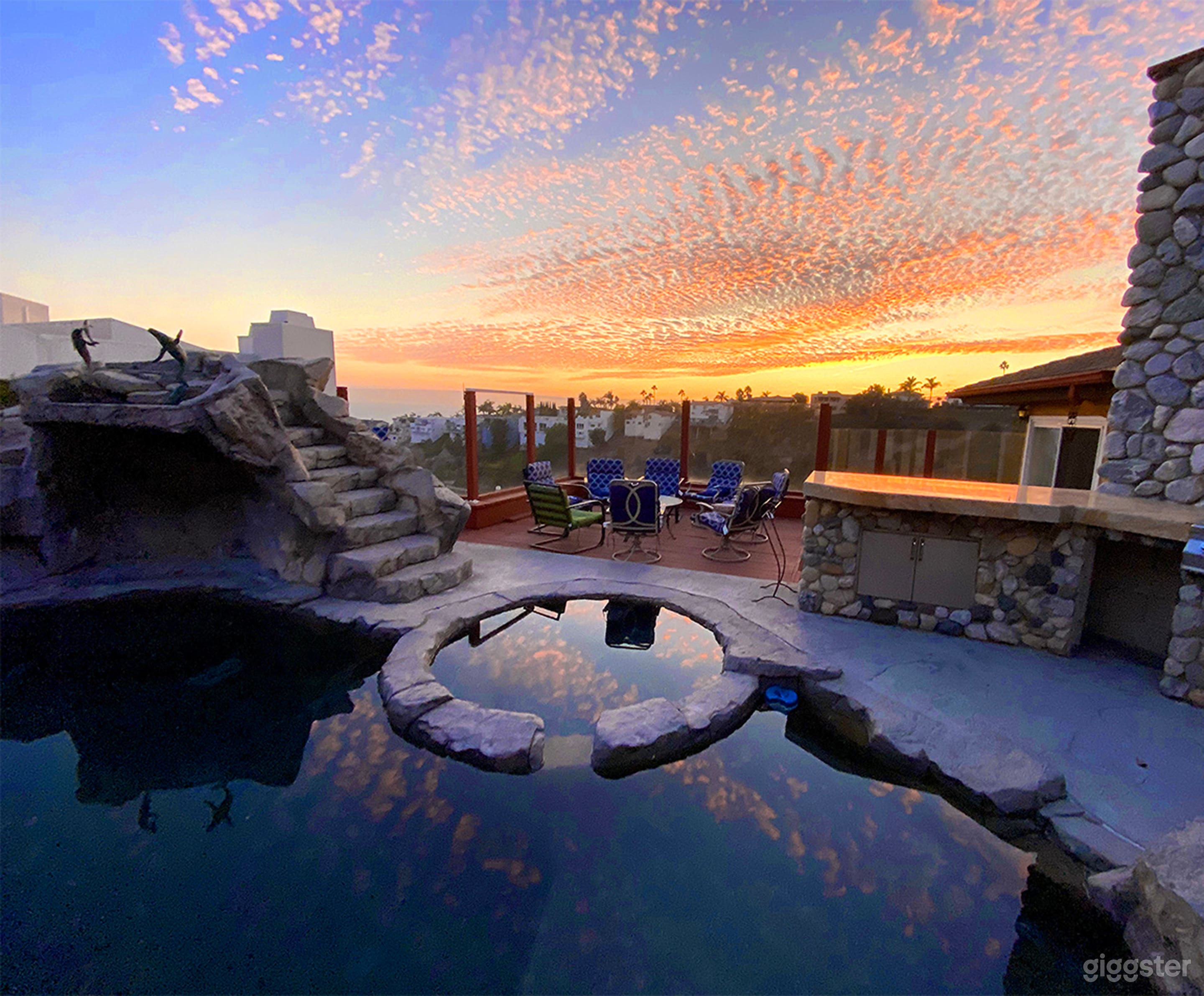 This neighborhood cannot be matched — with an acre overlooking the Pacific  Ocean, its secluded and nestled into the hillside. 