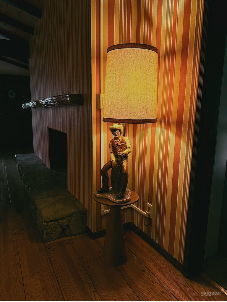  NEW vintage textured danish wallpaper installed! 