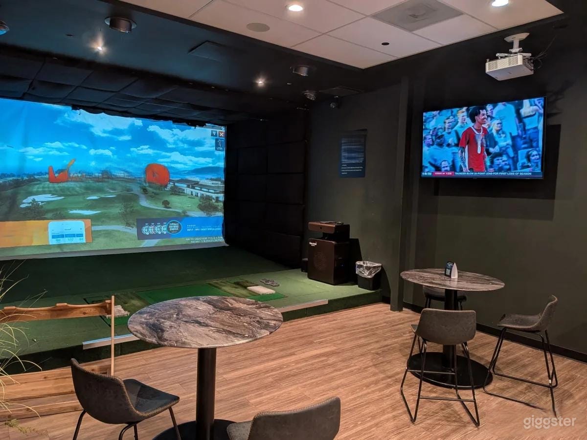 VIP Lounge with Indoor Golf Simulators Photo 2