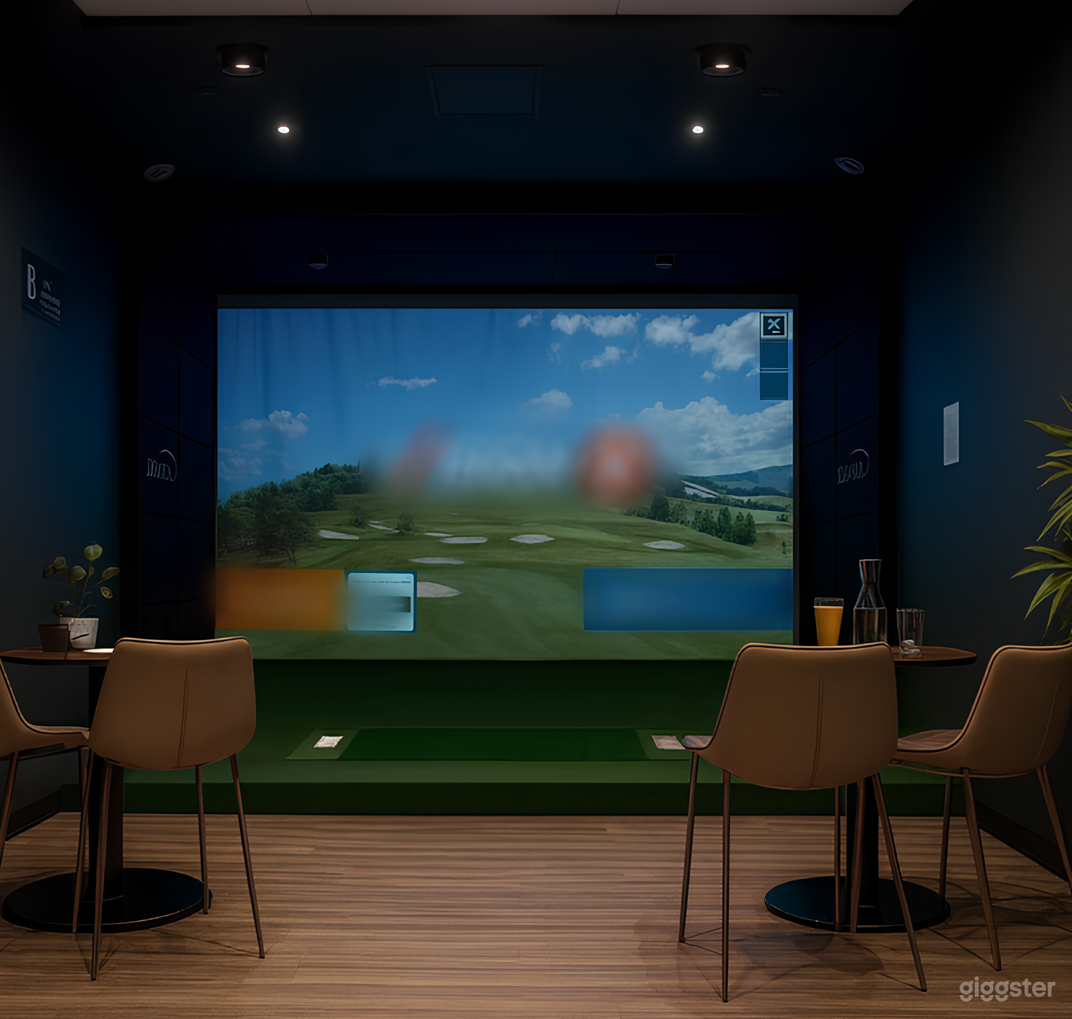 VIP Lounge with Indoor Golf Simulators Photo 3