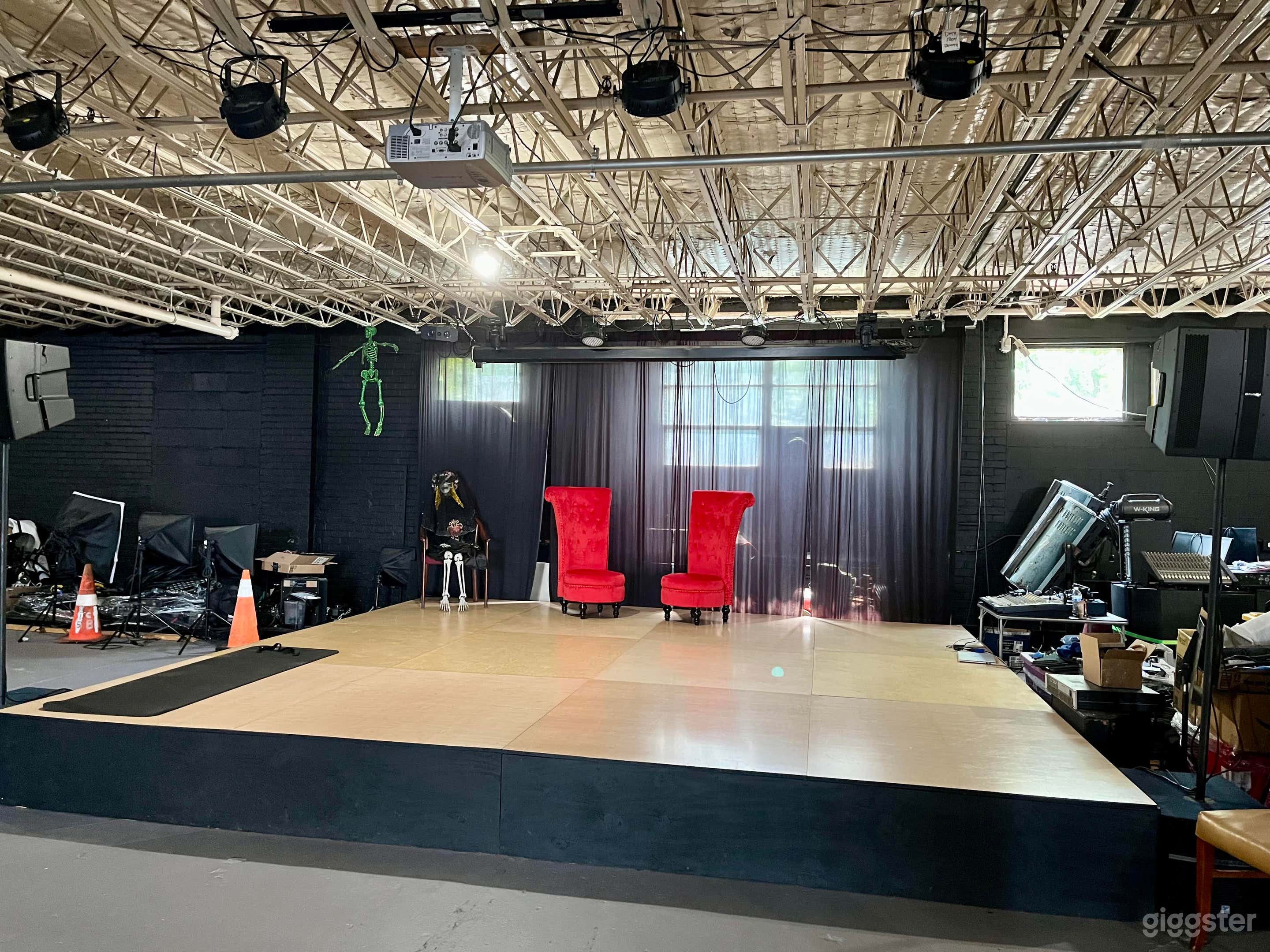 Cinematic Black Box Studio + 17K SQ FT Warehouse Photo 1