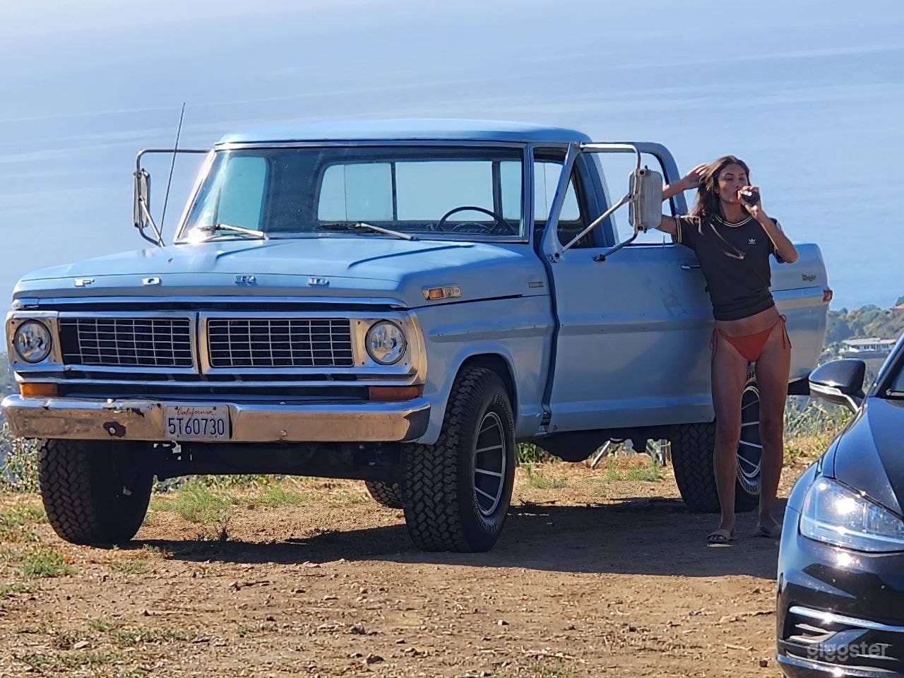 1970 Blue Ford F-250 Big Boy in San Fernando Valley Photo 2