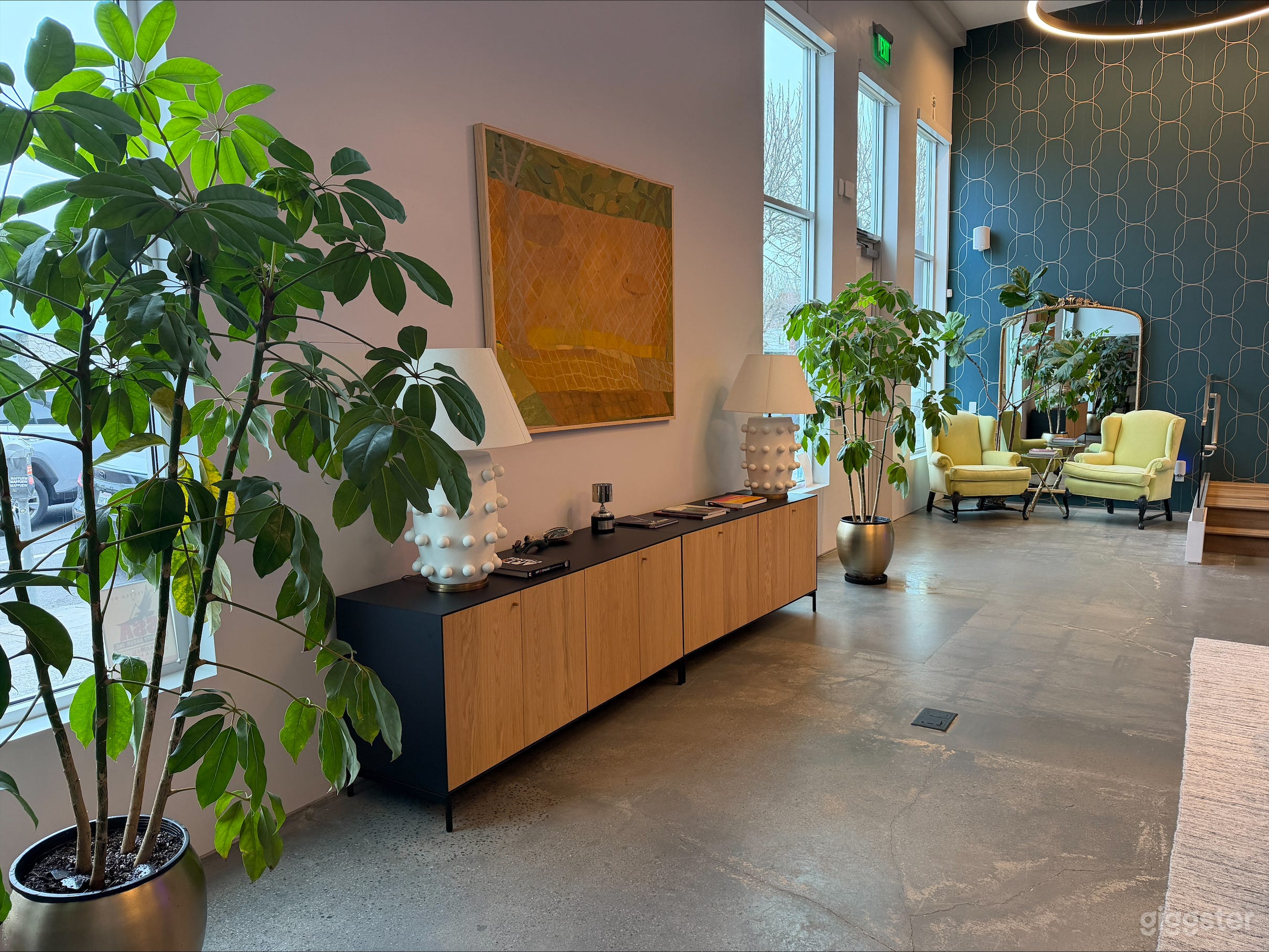 Modern Vibrant Two Story Office Space with Conference Rooms Photo 2