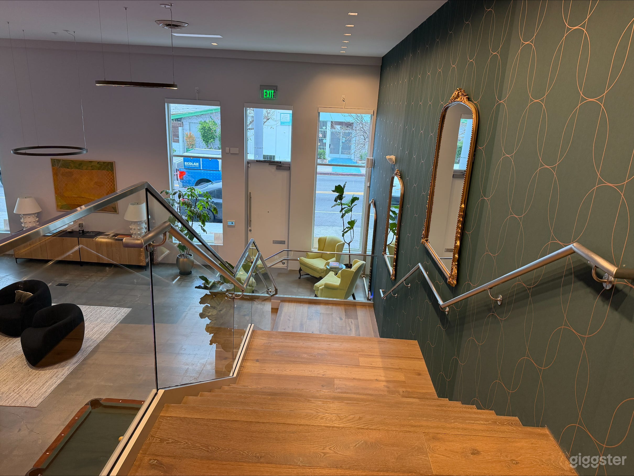 Modern Vibrant Two Story Office Space with Conference Rooms Photo 3