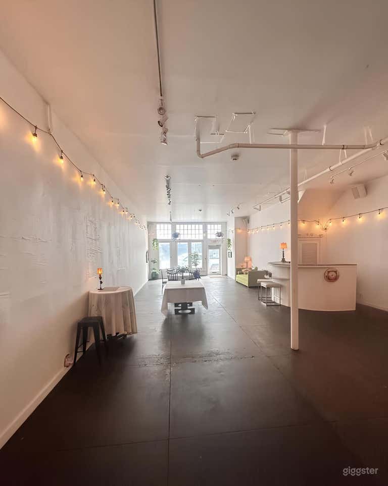  Natural light from door and windows  