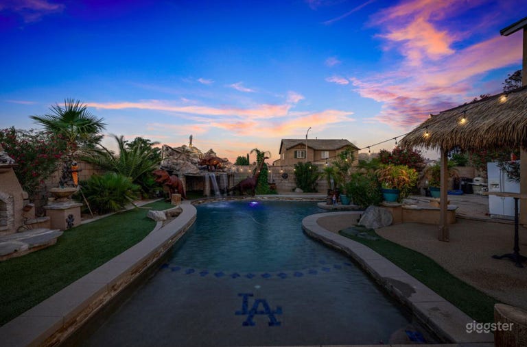  Jurassic Park | Resort-Style Backyard Pool Oasis 