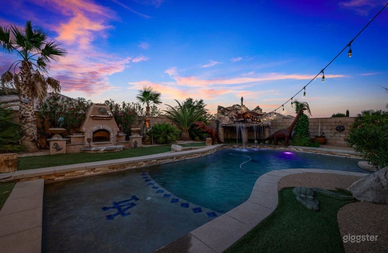  Jurassic Park | Resort-Style Backyard Pool Oasis 