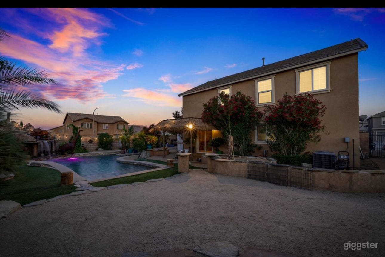 Jurassic Park | Resort-Style Backyard Pool Oasis Photo 2