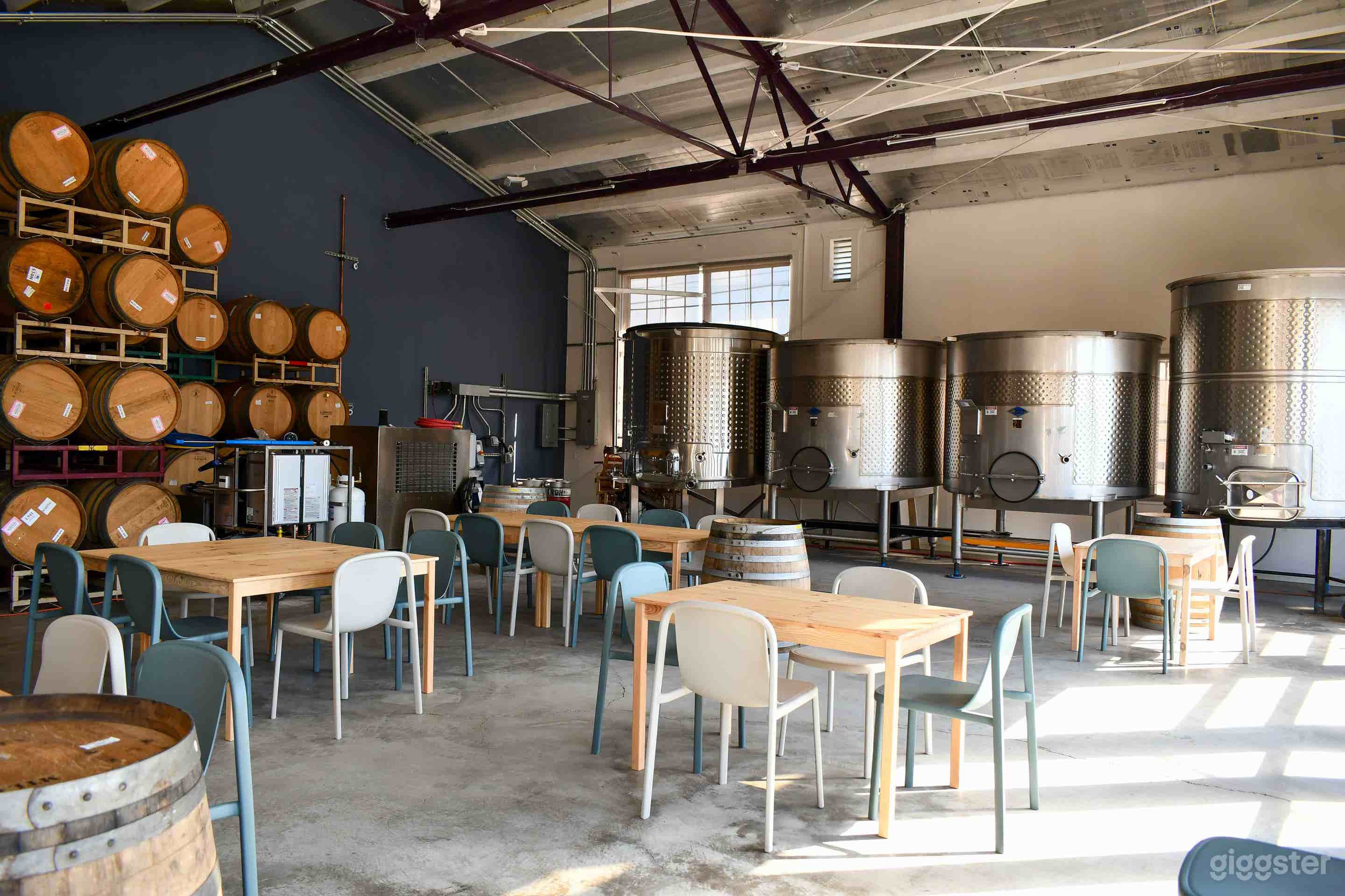 40 chairs and 11 tables inside.