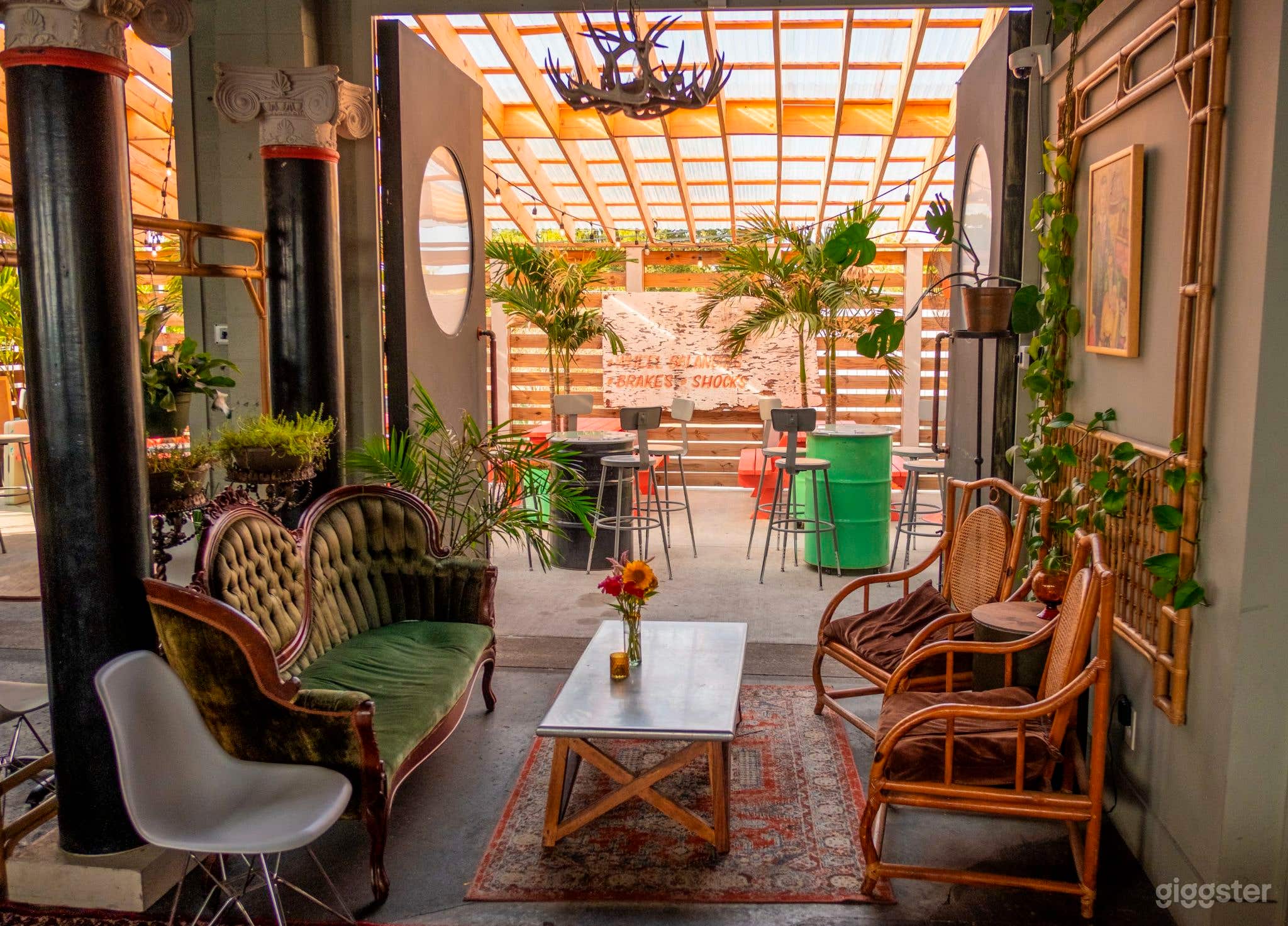 Eclectic Industrial Neighborhood Bar with Patio Photo 1