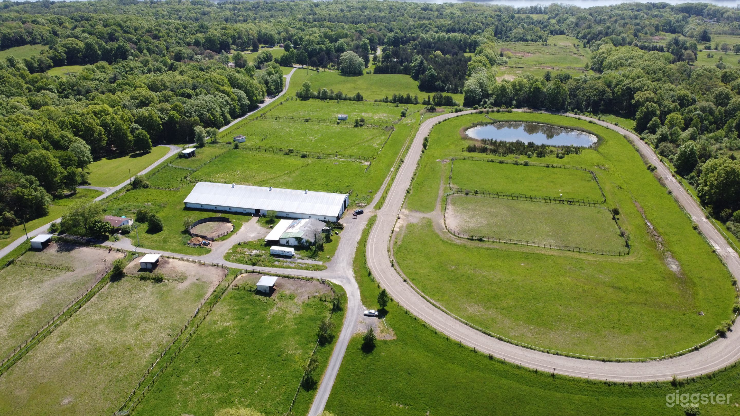 Horse Ranch with Race Track  Photo 1