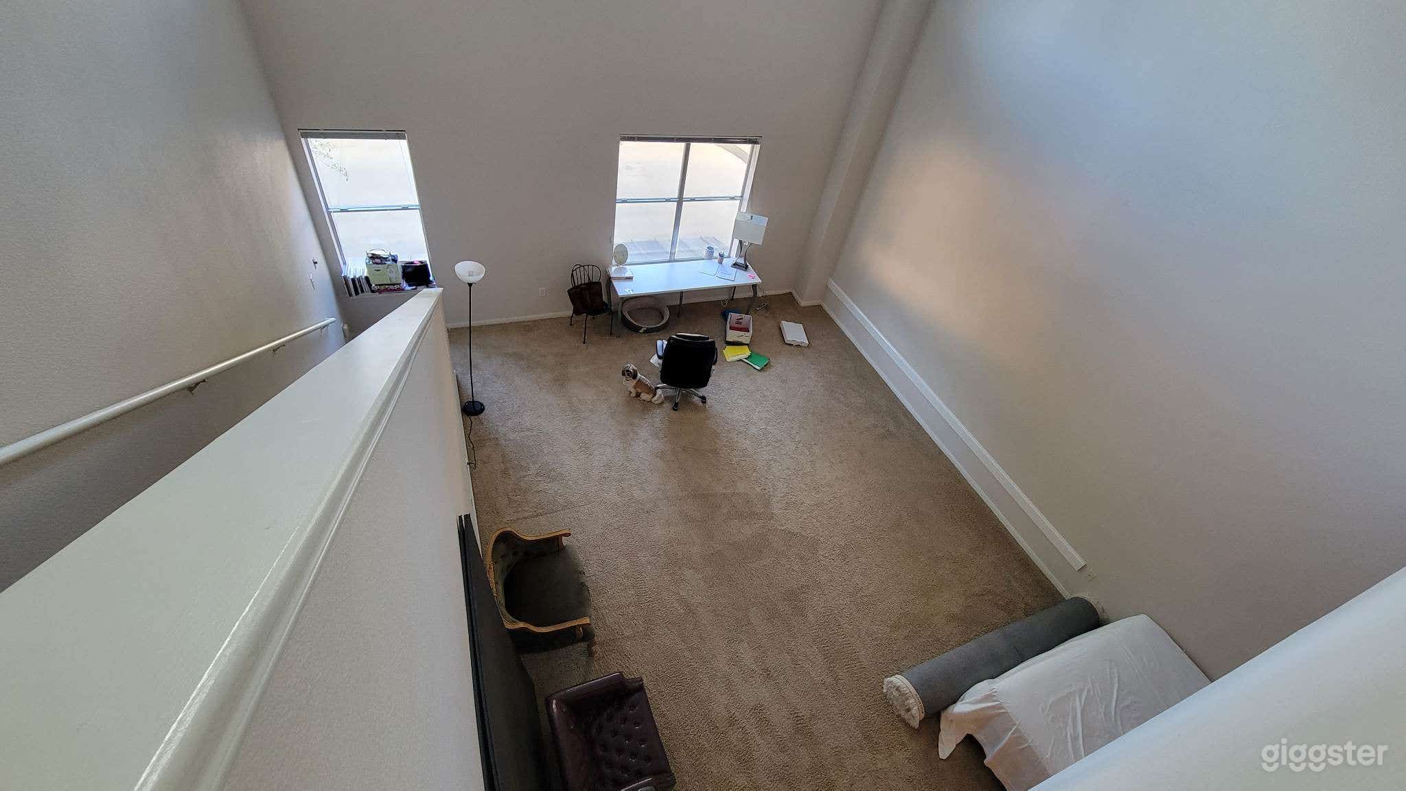 Shooting area view from the loft