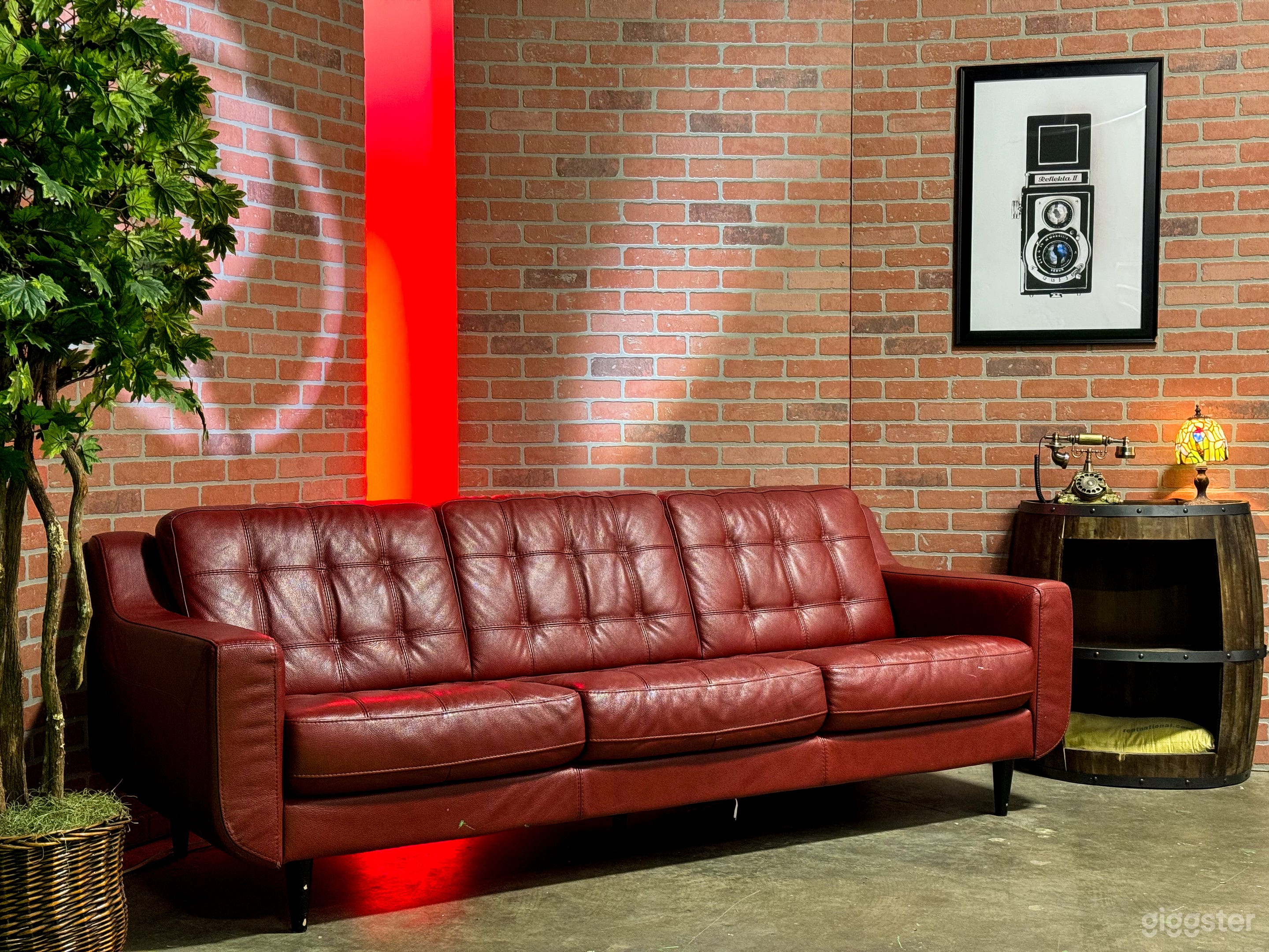 Urban Style Loft Set for Podcasts or Talkshows Photo 1