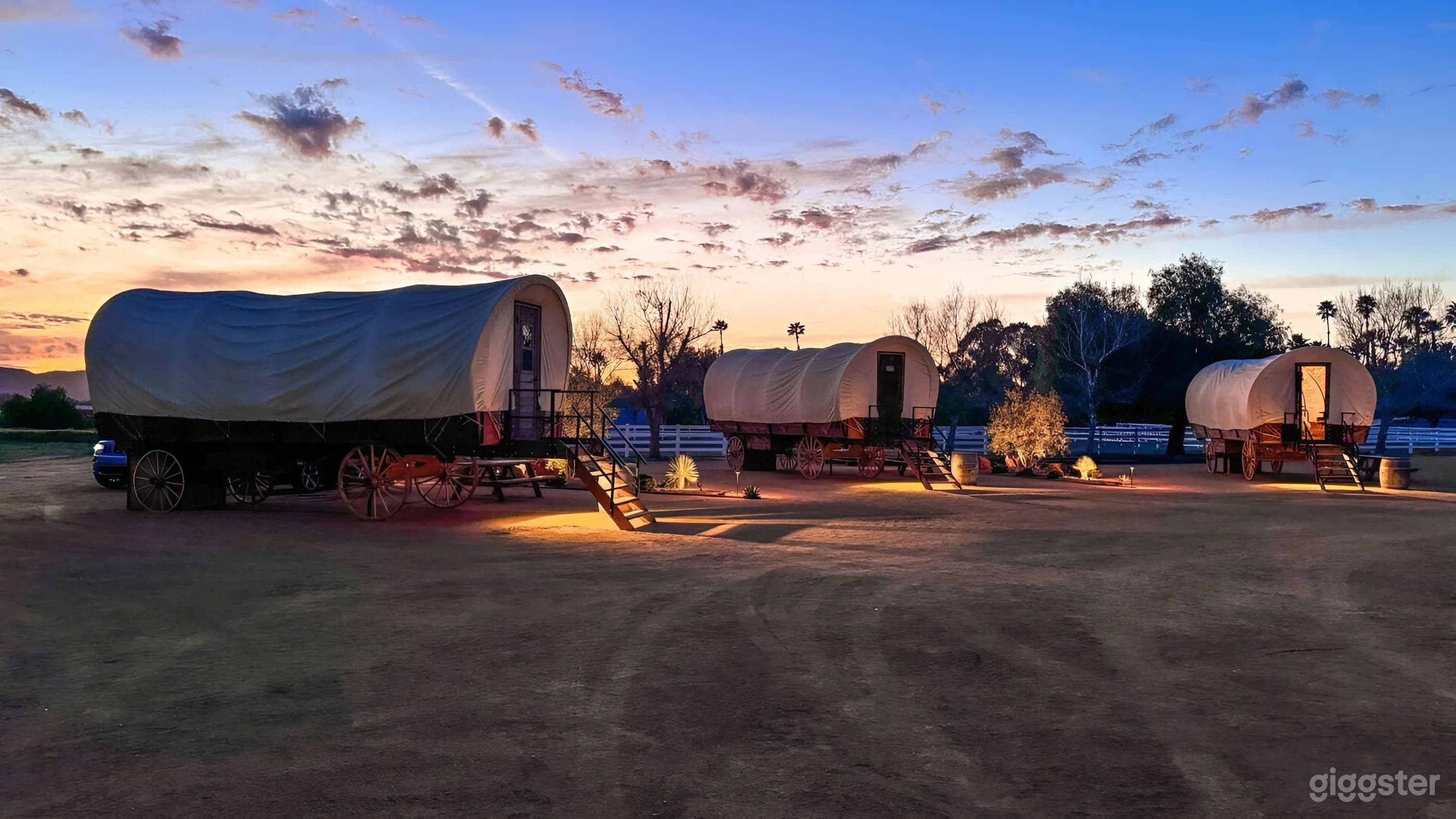 Luxury Glamping in Hand Crafted Conestoga Wagons Temecula Wine Country Photo 1