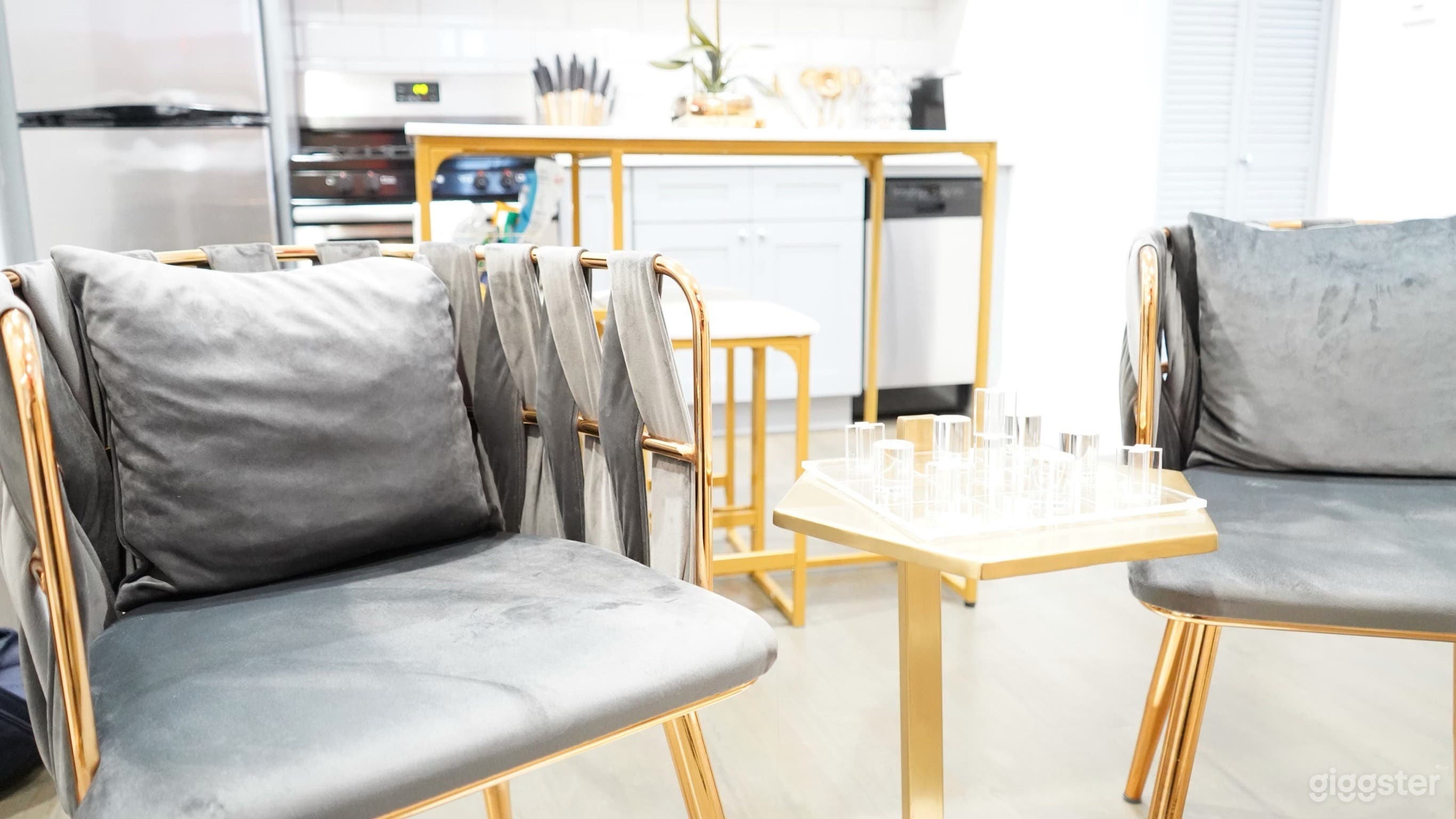 Dining Room with game board