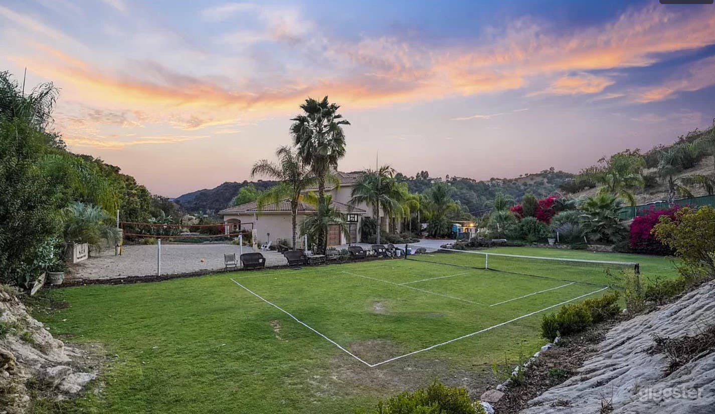 Topanga Tennis and Volleyball Court Oasis Photo 3